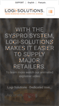 Mobile Screenshot of logi-solutions.com